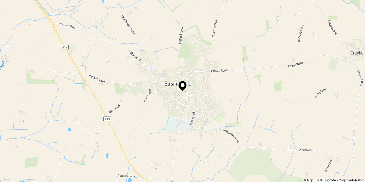 Approximate location of Spring Street, York